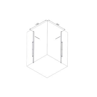 Душевой уголок Ceruttispa Victoria120